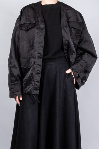 Dawei Satin Cocoon Jacket-Jackets and Blazers-Misch-Boutique-Vancouver-Canada-misch.ca