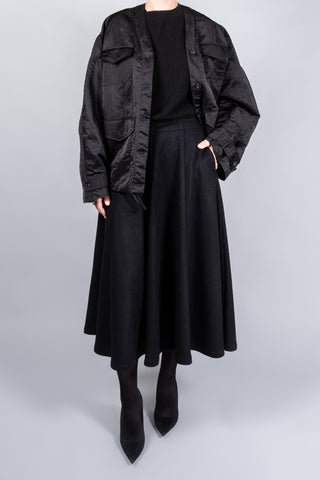 Dawei Satin Cocoon Jacket-Jackets and Blazers-Misch-Boutique-Vancouver-Canada-misch.ca