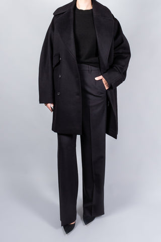 Dawei Double Breasted Pea Coat-Coats-Misch-Boutique-Vancouver-Canada-misch.ca
