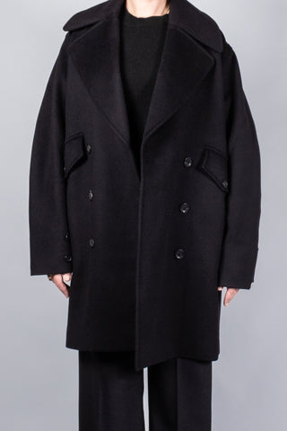 Dawei Double Breasted Pea Coat-Coats-Misch-Boutique-Vancouver-Canada-misch.ca