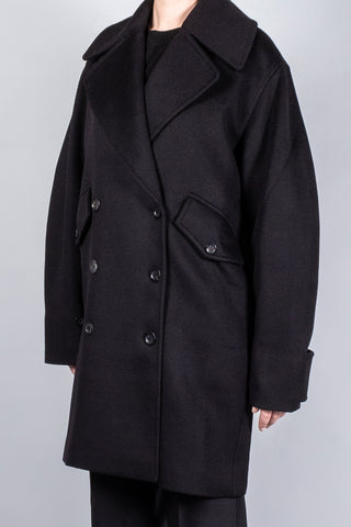 Dawei Double Breasted Pea Coat-Coats-Misch-Boutique-Vancouver-Canada-misch.ca