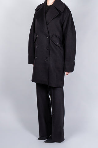 Dawei Double Breasted Pea Coat-Coats-Misch-Boutique-Vancouver-Canada-misch.ca