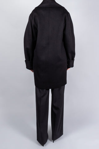 Dawei Double Breasted Pea Coat-Coats-Misch-Boutique-Vancouver-Canada-misch.ca
