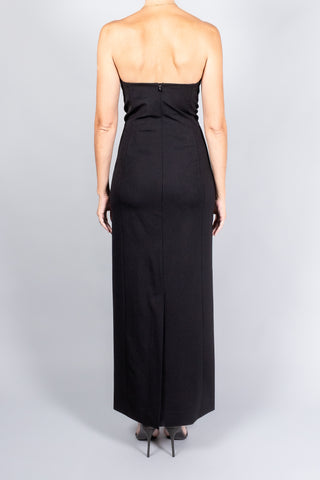 Loulou De Saison Shilo Bustier Maxi Dress - Black-Dresses and Jumpsuits-Misch-Boutique-Vancouver-Canada-misch.ca