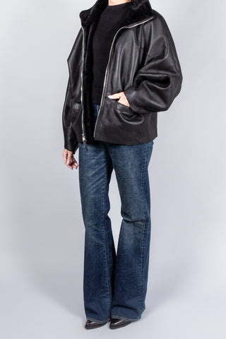 Utzon Joya Merino Reversible Fur Jacket-Jackets and Blazers-Misch-Boutique-Vancouver-Canada-misch.ca