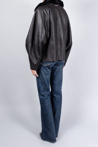 Utzon Joya Merino Reversible Fur Jacket-Jackets and Blazers-Misch-Boutique-Vancouver-Canada-misch.ca