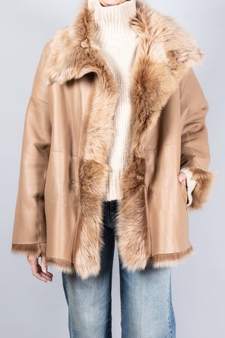Utzon Jens Toscana Reversible Fur Jacket-Jackets and Blazers-Misch-Boutique-Vancouver-Canada-misch.ca