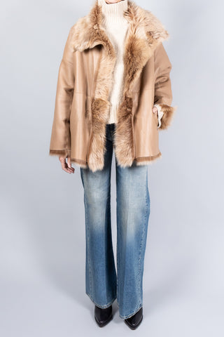 Utzon Jens Toscana Reversible Fur Jacket-Jackets and Blazers-Misch-Boutique-Vancouver-Canada-misch.ca