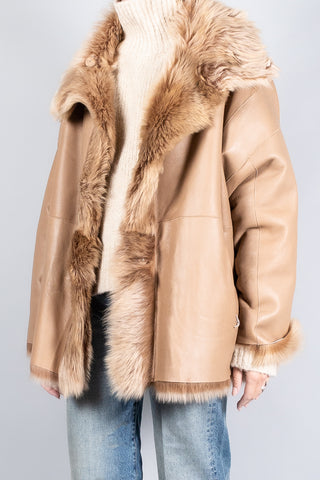 Utzon Jens Toscana Reversible Fur Jacket-Jackets and Blazers-Misch-Boutique-Vancouver-Canada-misch.ca