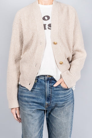 R13 Split Hem Ribbed Cardigan-Coats-Misch-Boutique-Vancouver-Canada-misch.ca