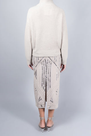 Forte Forte Enchanted Pearls Pencil Skirt-Skirts-Misch-Boutique-Vancouver-Canada-misch.ca