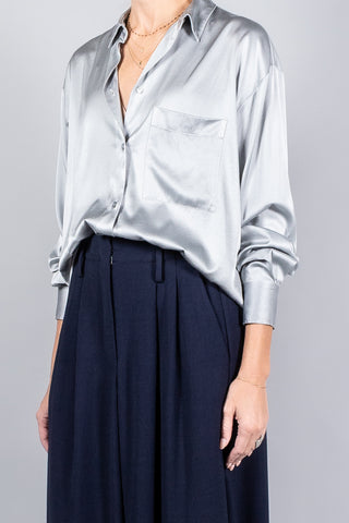 Forte Forte Stretch Silk Satin Shirt-Tops-Misch-Boutique-Vancouver-Canada-misch.ca