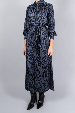 Forte Forte Moireé Print Satin Belted Dress-Dresses and Jumpsuits-Misch-Boutique-Vancouver-Canada-misch.ca