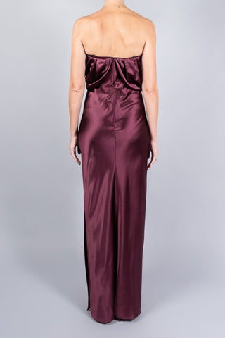 Marina Moscone Draped Bustier Dress-Dresses and Jumpsuits-Misch-Boutique-Vancouver-Canada-misch.ca