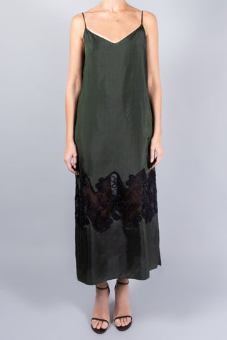 Marina Moscone Long Slip Dress With Lace Inlay-Dresses and Jumpsuits-Misch-Boutique-Vancouver-Canada-misch.ca
