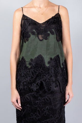 Marina Moscone Camisole With Lace Inlay-Tops-Misch-Boutique-Vancouver-Canada-misch.ca