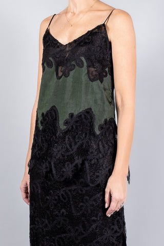 Marina Moscone Camisole With Lace Inlay-Tops-Misch-Boutique-Vancouver-Canada-misch.ca