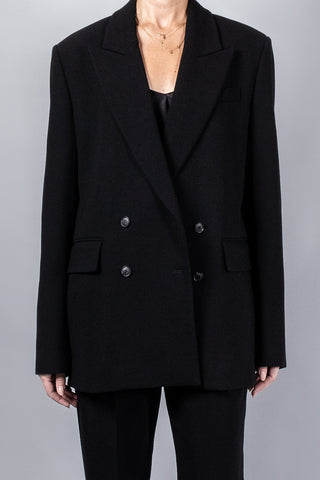 Leha Caroline Double Breasted Wool Blazer-Knitwear-Misch-Boutique-Vancouver-Canada-misch.ca