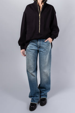 Darkpark River Oversized Zip Sweatshirt-Tops-Misch-Boutique-Vancouver-Canada-misch.ca