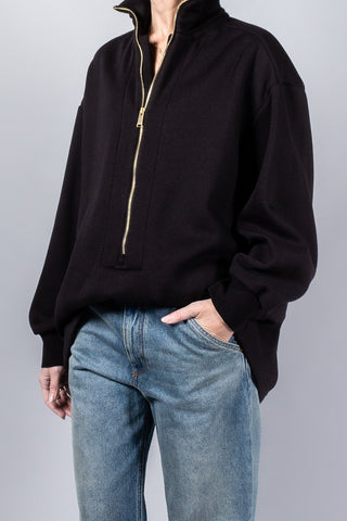 Darkpark River Oversized Zip Sweatshirt-Tops-Misch-Boutique-Vancouver-Canada-misch.ca