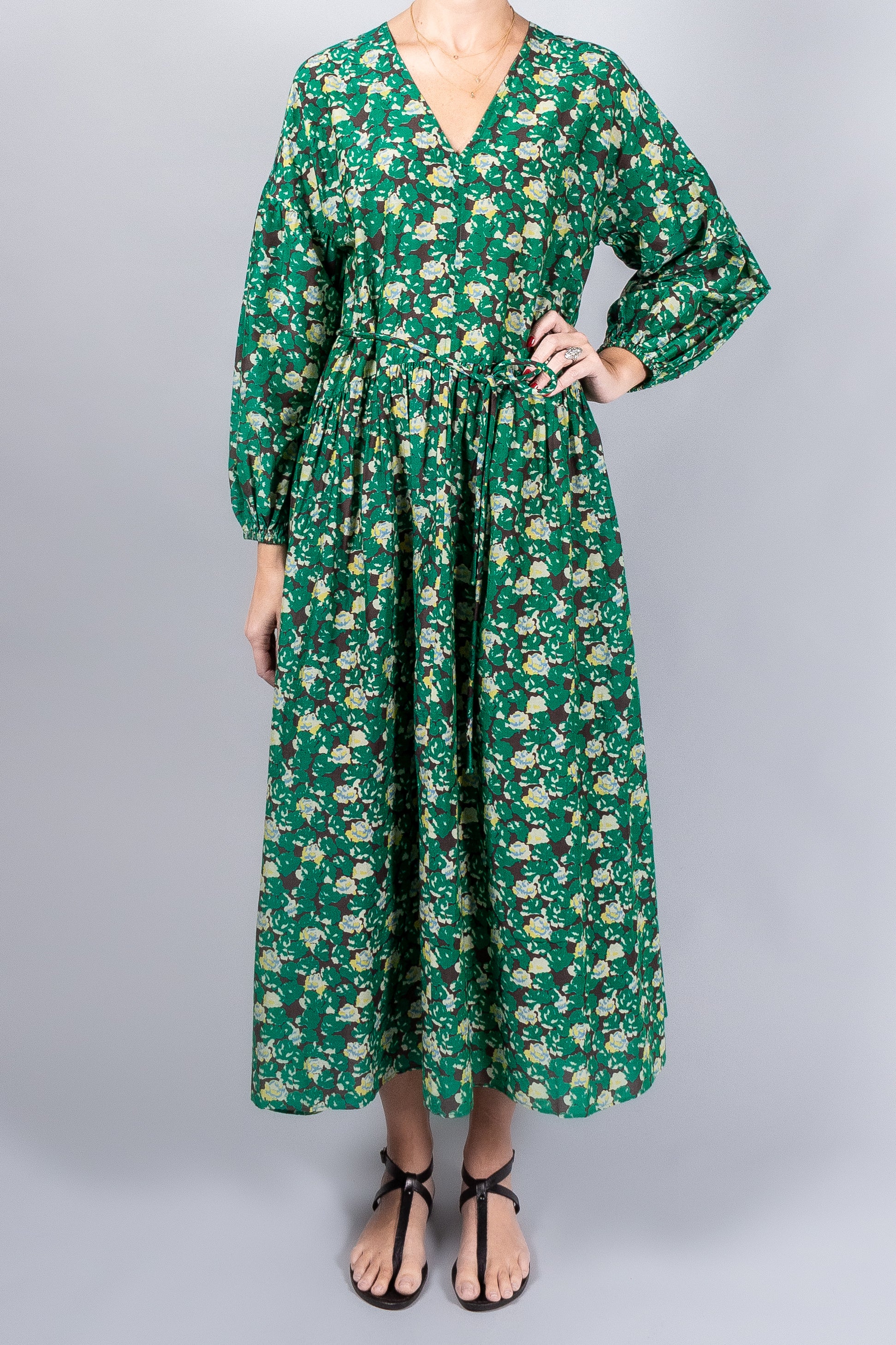 Apiece Apart Alta Maxi - Florette Emerald | Misch Boutique, Canada Apiece Apart Alta Maxi - Florette Emerald | Misch Boutique, Canada