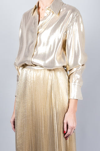 Joseph Capri Lamé Blouse-Tops-Misch-Boutique-Vancouver-Canada-misch.ca