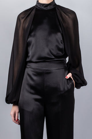 Joseph Cave Double Satin Top-Tops-Misch-Boutique-Vancouver-Canada-misch.ca