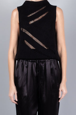 Gauchere Silk Satin Dress Pants-Pants and Shorts-Misch-Boutique-Vancouver-Canada-misch.ca