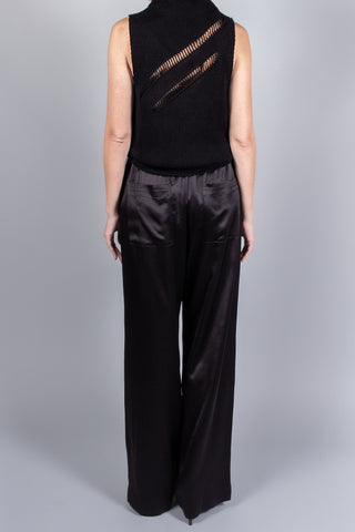 Gauchere Silk Satin Dress Pants-Pants and Shorts-Misch-Boutique-Vancouver-Canada-misch.ca