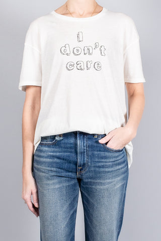 R13 "I Don'T Care" T-Shirt-Tops-Misch-Boutique-Vancouver-Canada-misch.ca