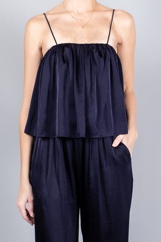 Forte Forte Shiny Cropped Top-Tops-Misch-Boutique-Vancouver-Canada-misch.ca