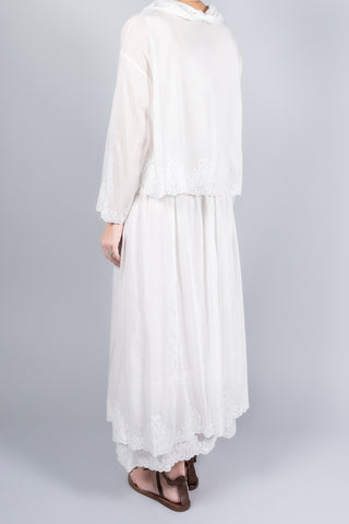 Forte Forte Embroidered Skirt-Skirts-Misch-Boutique-Vancouver-Canada-misch.ca