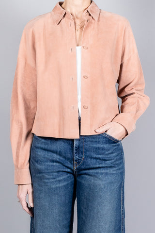 Forte Forte Suede Shirt-Tops-Misch-Boutique-Vancouver-Canada-misch.ca