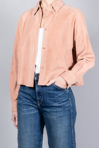 Forte Forte Suede Shirt-Tops-Misch-Boutique-Vancouver-Canada-misch.ca