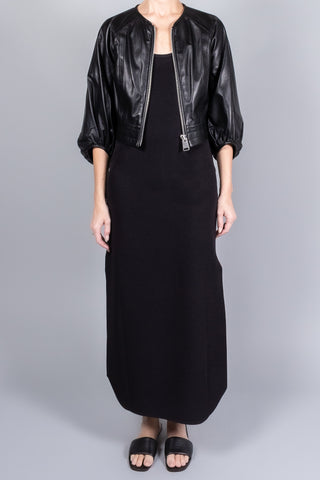 Yigal Azrouel Olive Leather Jacket-Jackets-Misch-Boutique-Vancouver-Canada-misch.ca