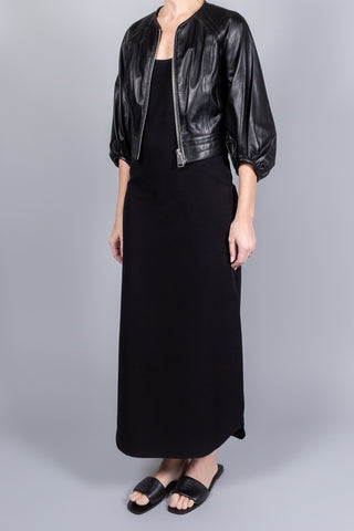 Yigal Azrouel Olive Leather Jacket-Jackets-Misch-Boutique-Vancouver-Canada-misch.ca