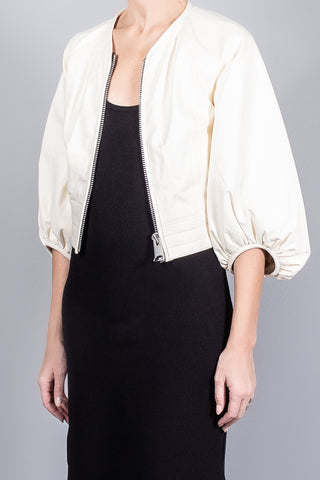 Yigal Azrouel Olive Leather Jacket-Jackets-Misch-Boutique-Vancouver-Canada-misch.ca