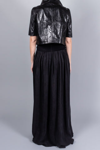 Yigal Azrouel Cropped Leather Jacket-Jackets and Blazers-Misch-Boutique-Vancouver-Canada-misch.ca