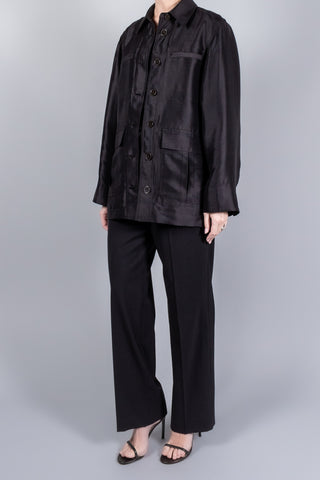 Heirlome Silk Barn Jacket-Jackets and Blazers-Misch-Boutique-Vancouver-Canada-misch.ca