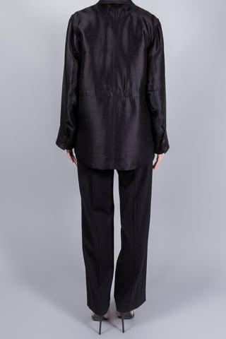 Heirlome Silk Barn Jacket-Jackets and Blazers-Misch-Boutique-Vancouver-Canada-misch.ca