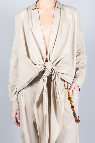 Darkpark Romy Tie Shirt-Tops-Misch-Boutique-Vancouver-Canada-misch.ca