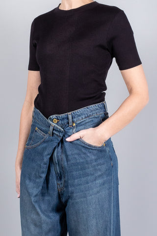 Loulou De Saison Avalyn Short Sleeved Top-Tops-Misch-Boutique-Vancouver-Canada-misch.ca