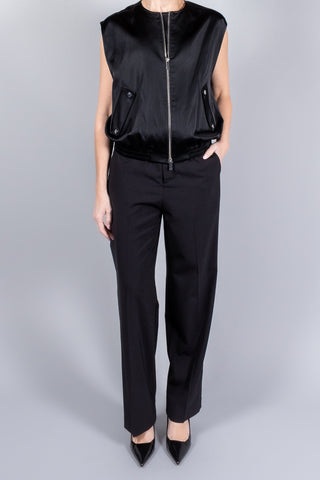 Lisa Yang Bomber Zip Vest-Jackets and Blazers-Misch-Boutique-Vancouver-Canada-misch.ca