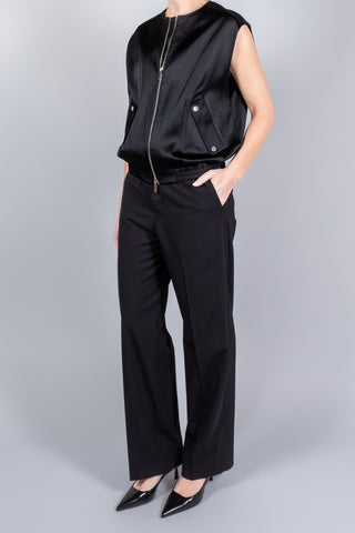 Lisa Yang Bomber Zip Vest-Jackets and Blazers-Misch-Boutique-Vancouver-Canada-misch.ca