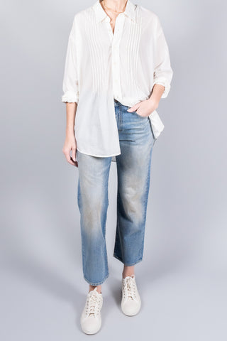 R13 Pintuck Drop Neck Shirt-Tops-Misch-Boutique-Vancouver-Canada-misch.ca