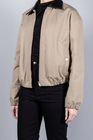 Maria McManus Flight Jacket With Leather Collar-Jackets and Blazers-Misch-Boutique-Vancouver-Canada-misch.ca