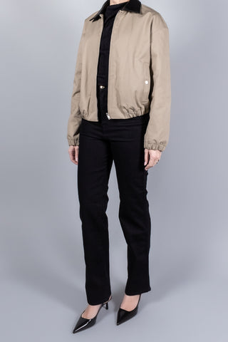Maria McManus Flight Jacket With Leather Collar-Jackets and Blazers-Misch-Boutique-Vancouver-Canada-misch.ca