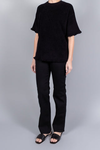 Maria McManus Drop Shoulder Fray Crew-Knitwear-Misch-Boutique-Vancouver-Canada-misch.ca