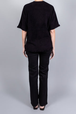 Maria McManus Drop Shoulder Fray Crew-Knitwear-Misch-Boutique-Vancouver-Canada-misch.ca