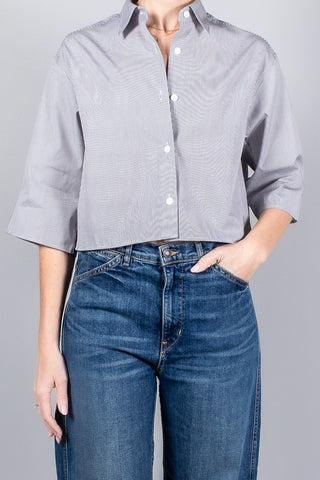 Maria McManus Cropped Short Sleeve Shirt-Tops-Misch-Boutique-Vancouver-Canada-misch.ca